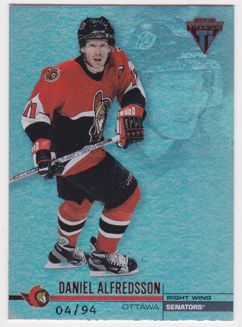 2001-02 Titanium Hobby Red #98 Daniel Alfredsson 04/94 (image for) 2001-02 Titanium Hobby Red #98 Daniel Alfredsson 04/94