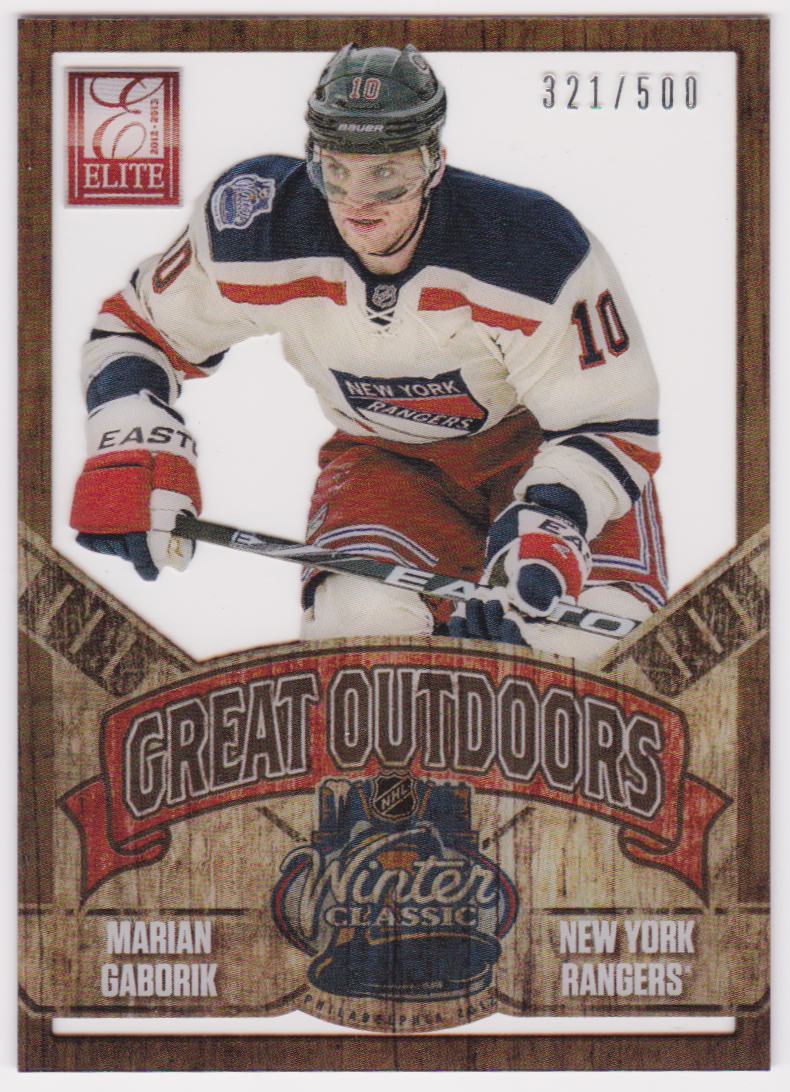 2012-13 Elite The Great Outdoors #23 Marian Gaborik 321/500 (image for) 2012-13 Elite The Great Outdoors #23 Marian Gaborik 321/500