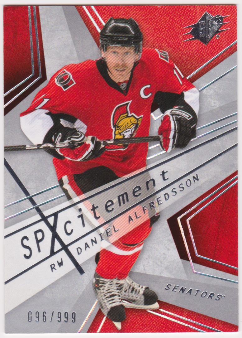 (image for) 2008-09 SPx SPxcitement #X10 Daniel Alfredsson 096/999