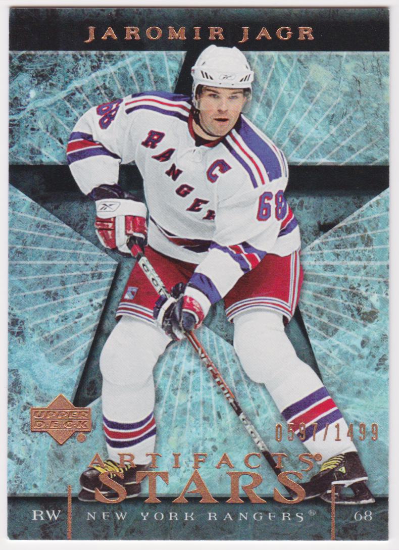 (image for) 2007-08 Artifacts #127 Jaromir Jagr Stars 0597/1499