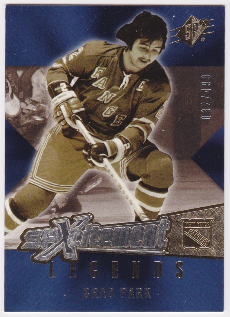 2005-06 SPx Xcitement Legends #XLBP Brad Park 032/499 (image for) 2005-06 SPx Xcitement Legends #XLBP Brad Park 032/499