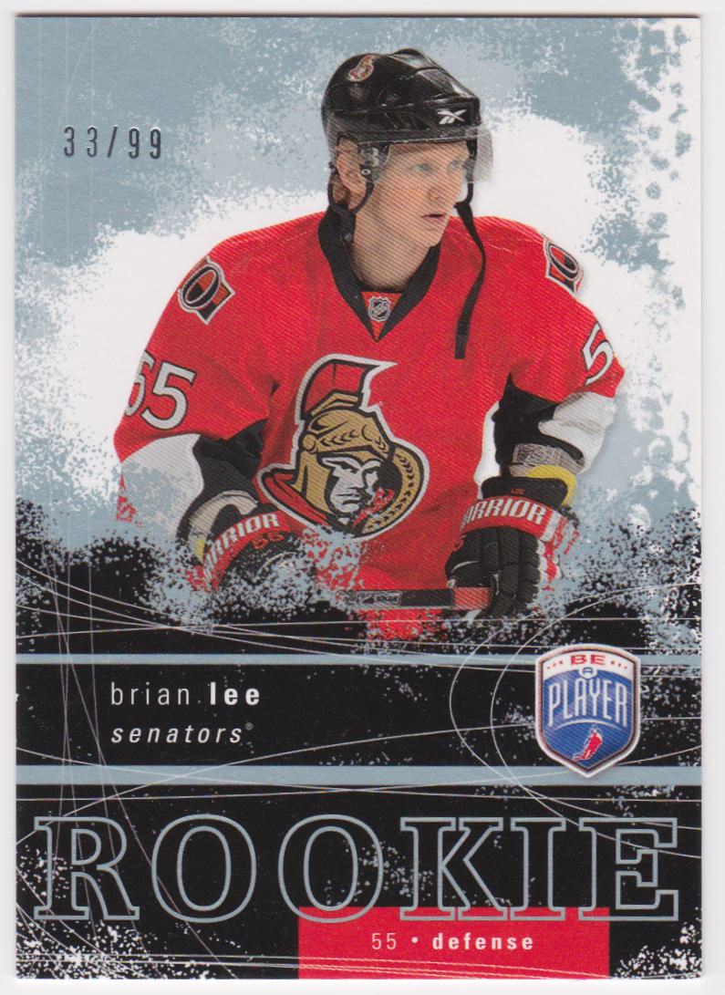 2007-08 Be A Player #340 Brian Lee XRC 33/99 (image for) 2007-08 Be A Player #340 Brian Lee XRC 33/99