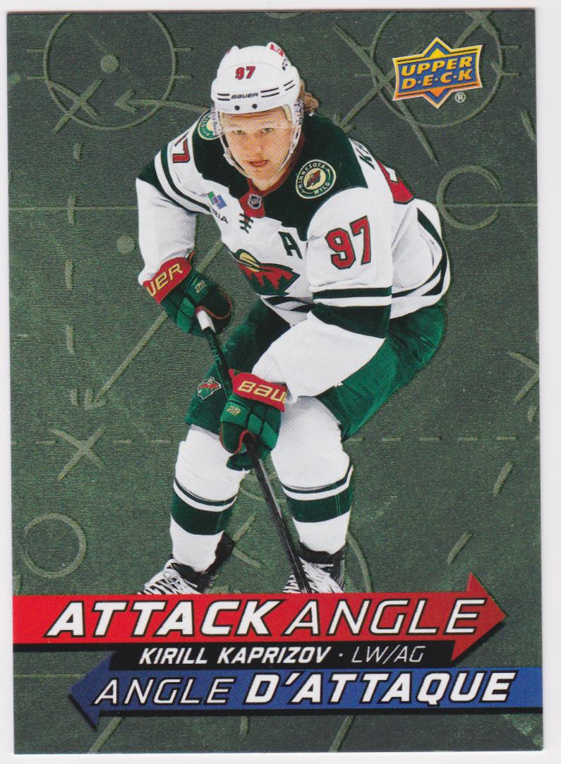 2025-26 Upper Deck Tim Hortons Attack Angle #AA2 Kirill Kaprizov (image for) 2025-26 Upper Deck Tim Hortons Attack Angle #AA2 Kirill Kaprizov