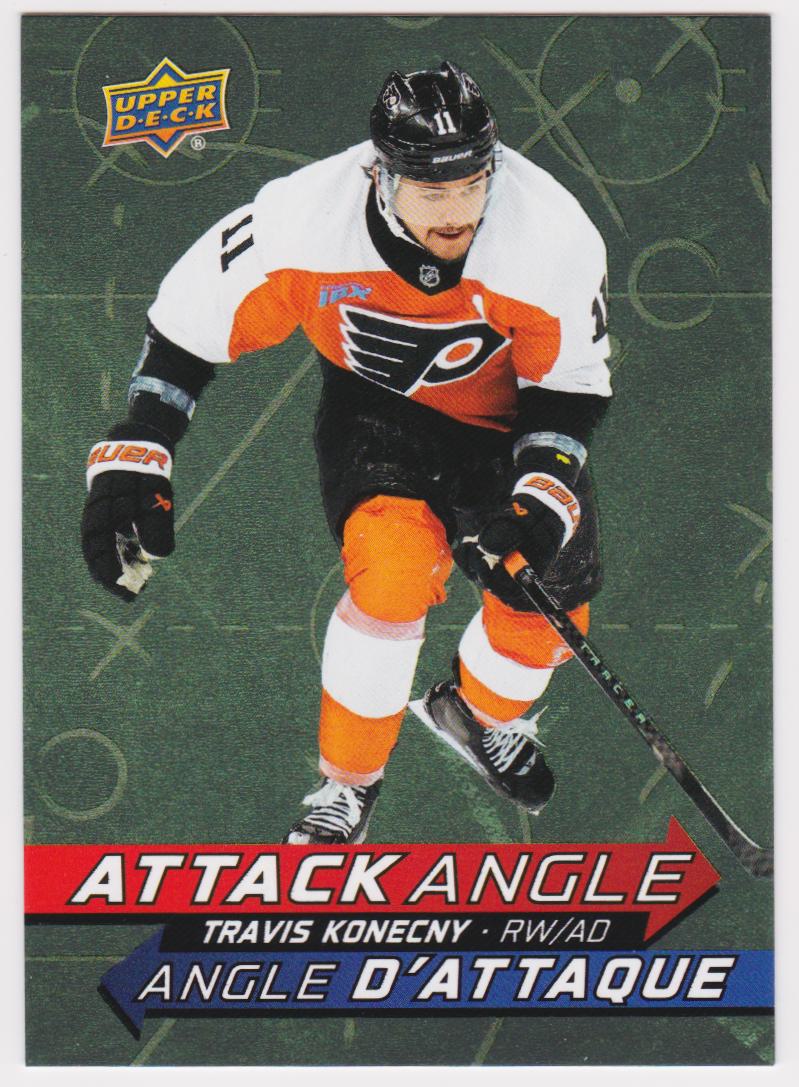 2025-26 Upper Deck Tim Hortons Attack Angle #AA6 Travis Konecny (image for) 2025-26 Upper Deck Tim Hortons Attack Angle #AA6 Travis Konecny