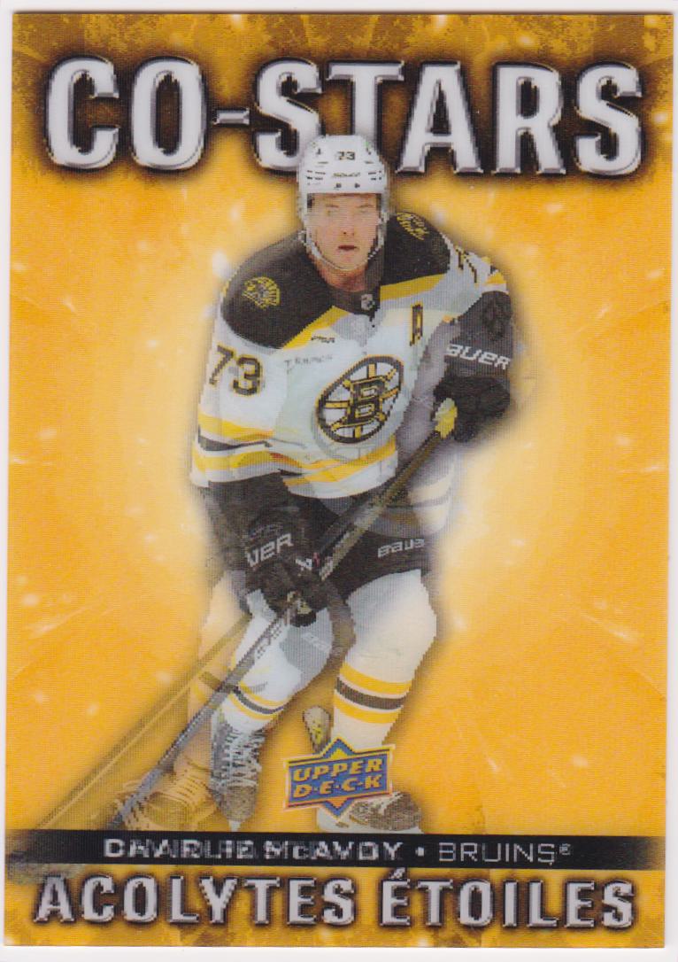 2025-26 Upper Deck Tim Hortons Co-Stars #CO5 David Pastrnak/Charlie McAvoy (image for) 2025-26 Upper Deck Tim Hortons Co-Stars #CO5 David Pastrnak/Charlie McAvoy