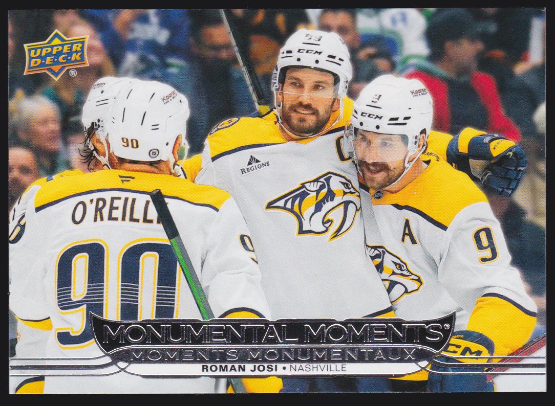 (image for) 2025-26 Upper Deck Tim Hortons Monumental Moments #MM2 Roman Josi