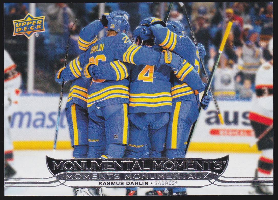 (image for) 2025-26 Upper Deck Tim Hortons Monumental Moments #MM4 Rasmus Dahlin