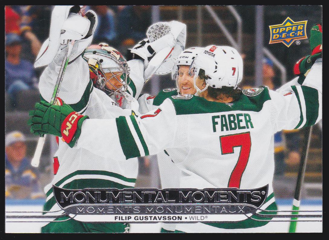 (image for) 2025-26 Upper Deck Tim Hortons Monumental Moments #MM5 Filip Gustavsson
