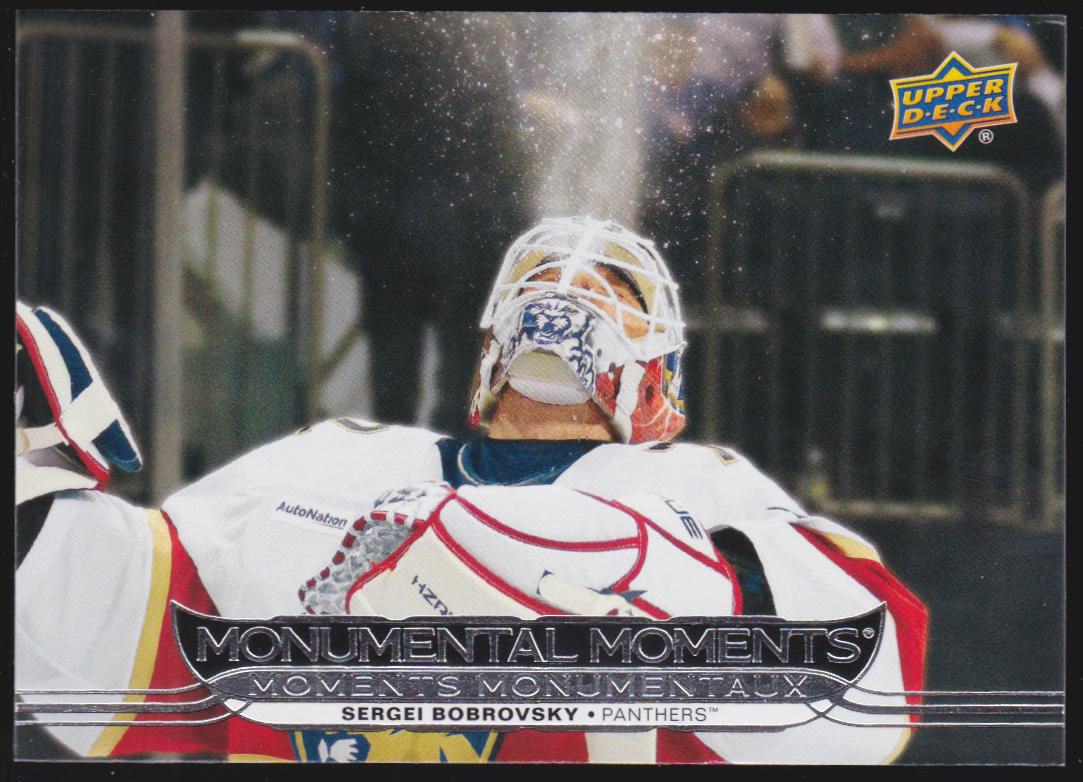 (image for) 2025-26 Upper Deck Tim Hortons Monumental Moments #MM9 Sergei Bobrovsky