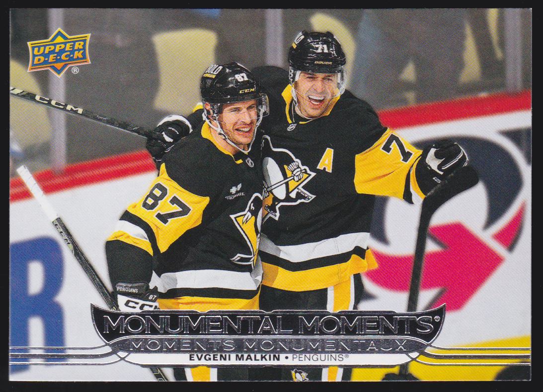 (image for) 2025-26 Upper Deck Tim Hortons Monumental Moments #MM10 Evgeni Malkin