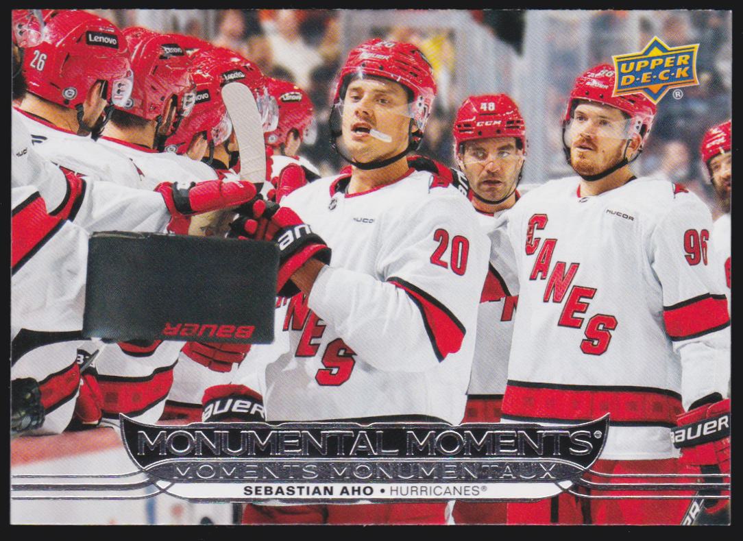 (image for) 2025-26 Upper Deck Tim Hortons Monumental Moments #MM14 Sebastian Aho