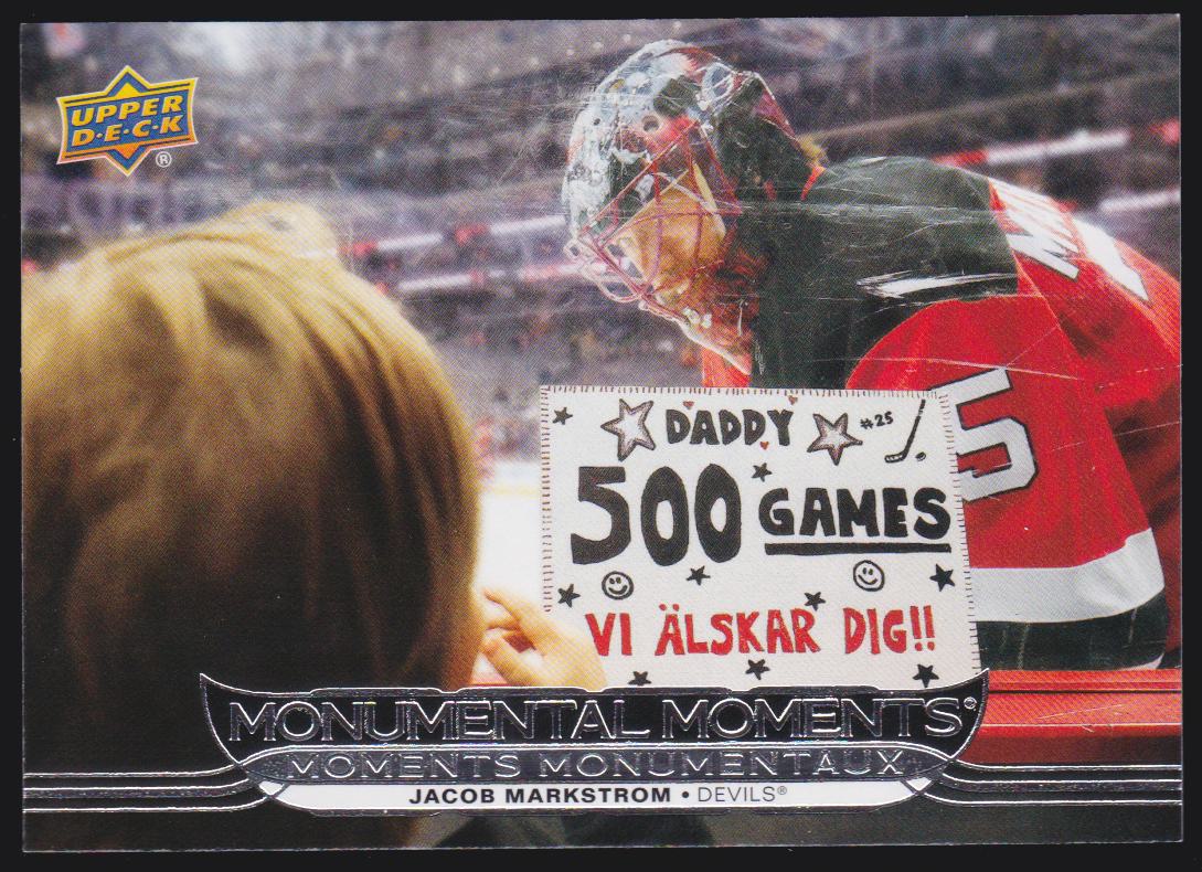 (image for) 2025-26 Upper Deck Tim Hortons Monumental Moments #MM18 Jacob Markstrom