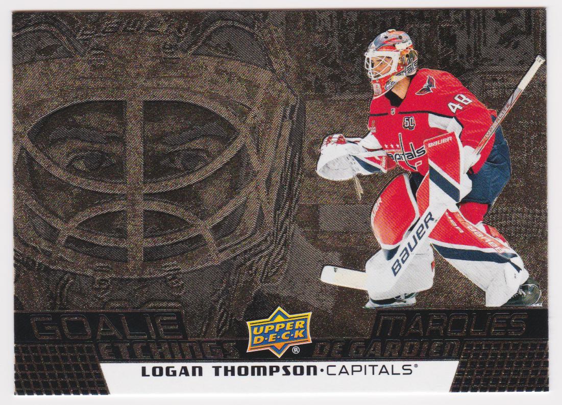 (image for) 2025-26 Upper Deck Tim Hortons Goalie Etchings #GE7 Logan Thompson