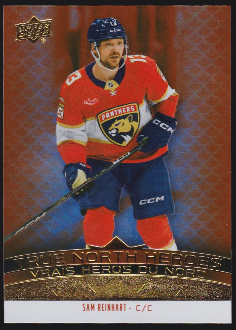 2025-26 Upper Deck Tim Hortons True North Heroes #TNH4 Sam Reinhart (image for) 2025-26 Upper Deck Tim Hortons True North Heroes #TNH4 Sam Reinhart