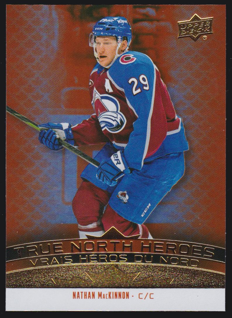 2025-26 Upper Deck Tim Hortons True North Heroes #TNH9 Nathan MacKinnon (image for) 2025-26 Upper Deck Tim Hortons True North Heroes #TNH9 Nathan MacKinnon