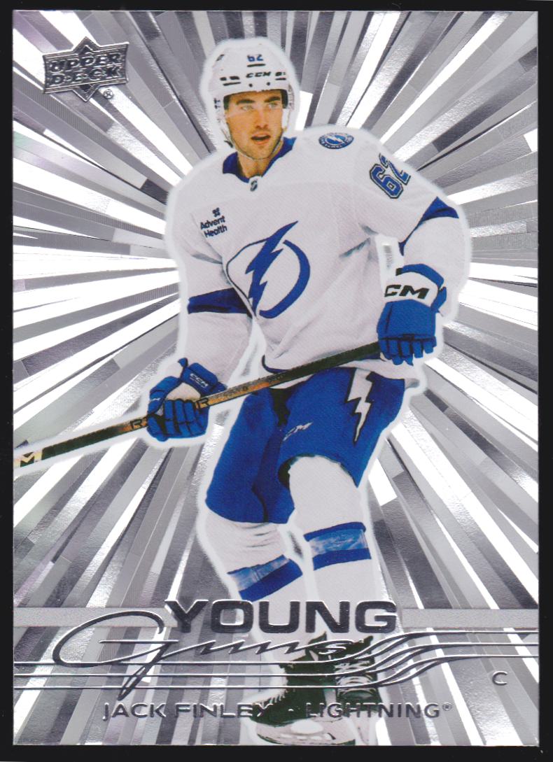 2025-26 Upper Deck Outburst #208 Jack Finley YG - RC Year (image for) 2025-26 Upper Deck Outburst #208 Jack Finley YG - RC Year