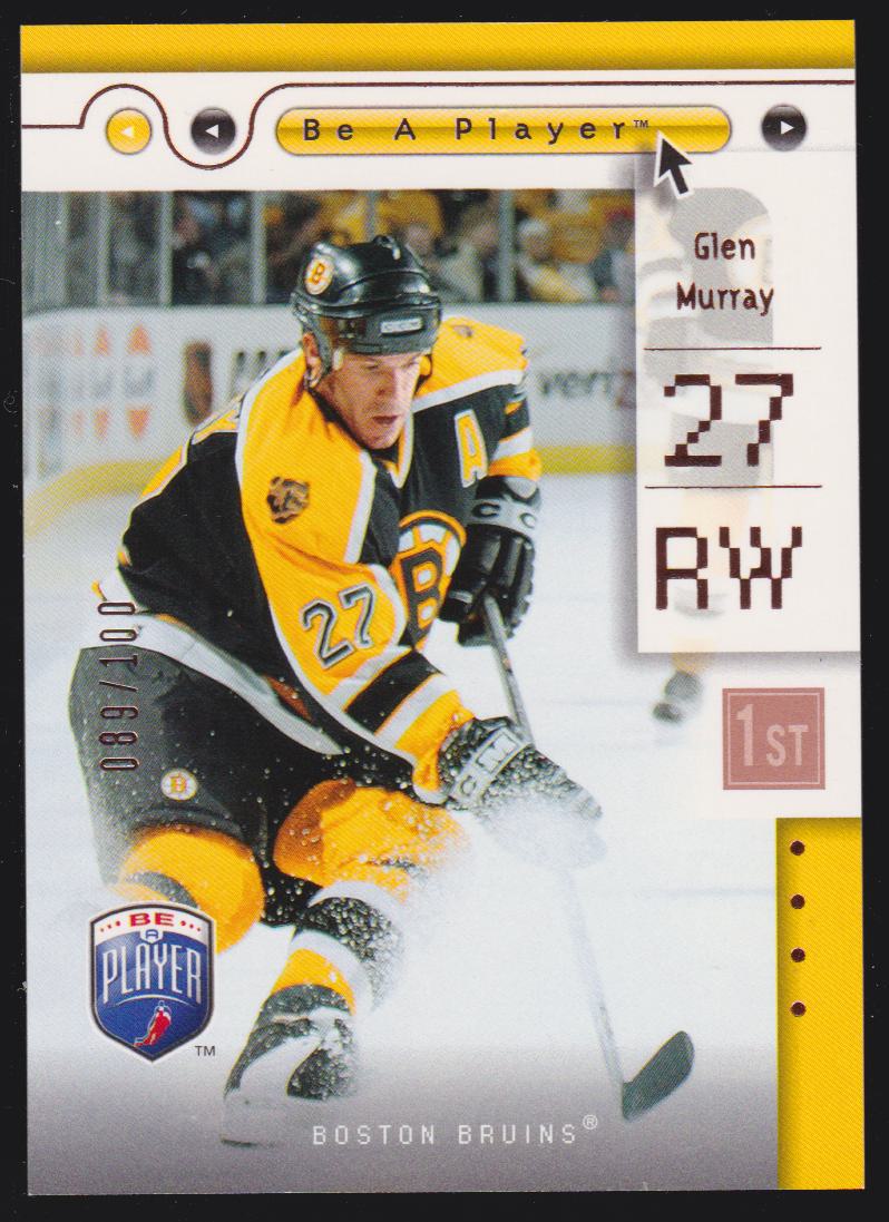 (image for) 2005-06 Be A Player First Period #6 Glen Murray 089/100