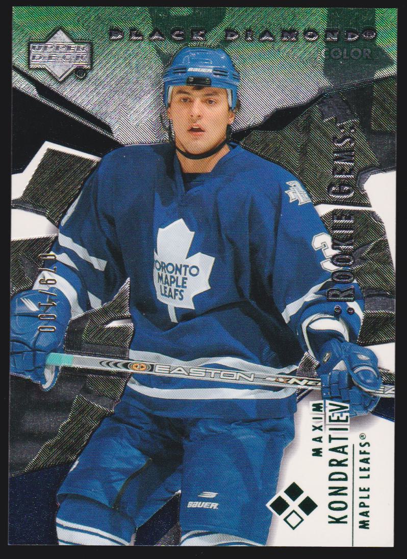 (image for) 2003-04 Black Diamond Green #153 Maxim Kondratiev 079/100 - RC Year
