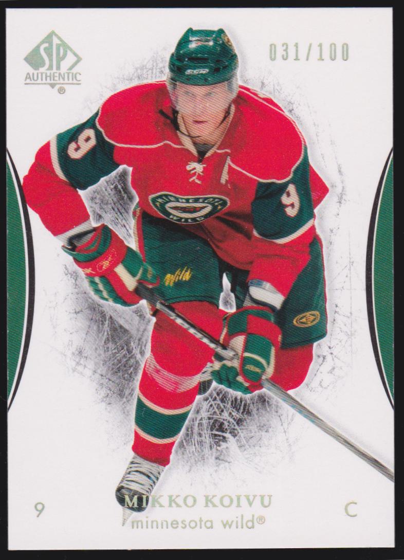 2007-08 SP Authentic Limited #78 Mikko Koivu 031/100 (image for) 2007-08 SP Authentic Limited #78 Mikko Koivu 031/100