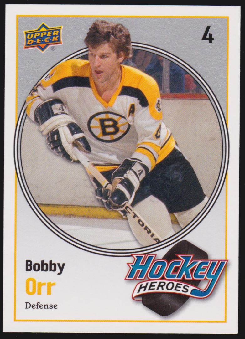 2010-11 Upper Deck Hockey Heroes Bobby Orr #HH12 Bobby Orr (image for) 2010-11 Upper Deck Hockey Heroes Bobby Orr #HH12 Bobby Orr