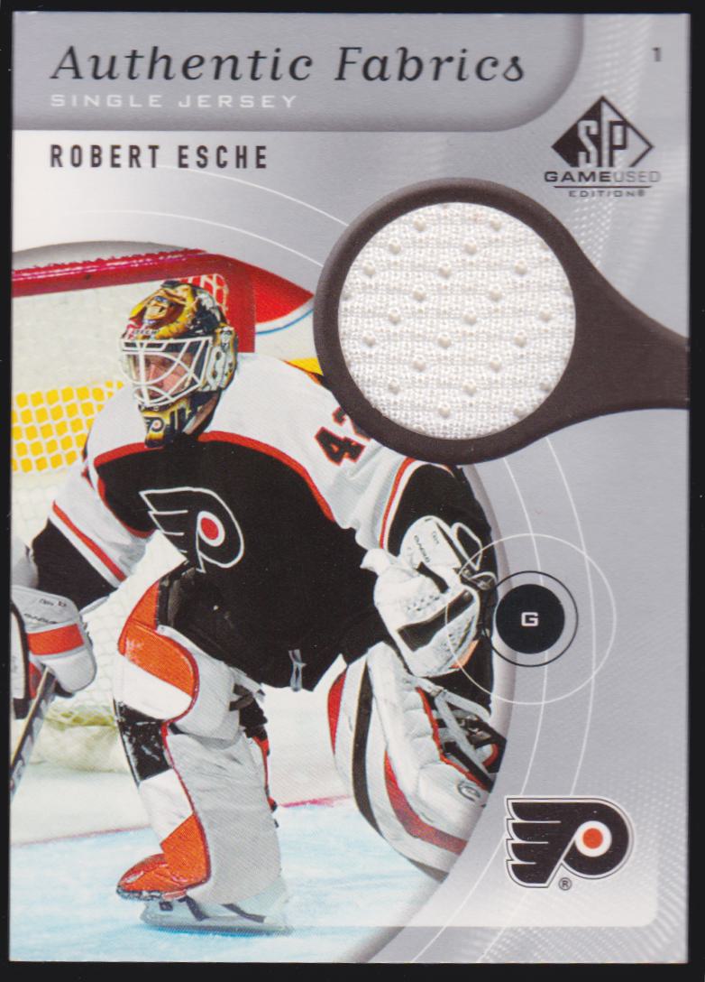 2005-06 SP Game Used Authentic Fabrics #AFRE Robert Esche (image for) 2005-06 SP Game Used Authentic Fabrics #AFRE Robert Esche