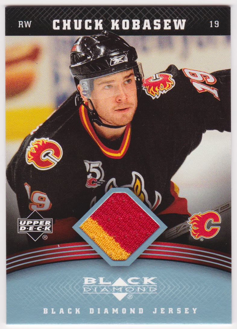 2006-07 Black Diamond Jerseys #JCK Chuck Kobasew (image for) 2006-07 Black Diamond Jerseys #JCK Chuck Kobasew