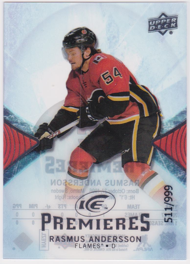 2017-18 Upper Deck Ice #140 Rasmus Andersson 511/999 RC (image for) 2017-18 Upper Deck Ice #140 Rasmus Andersson 511/999 RC