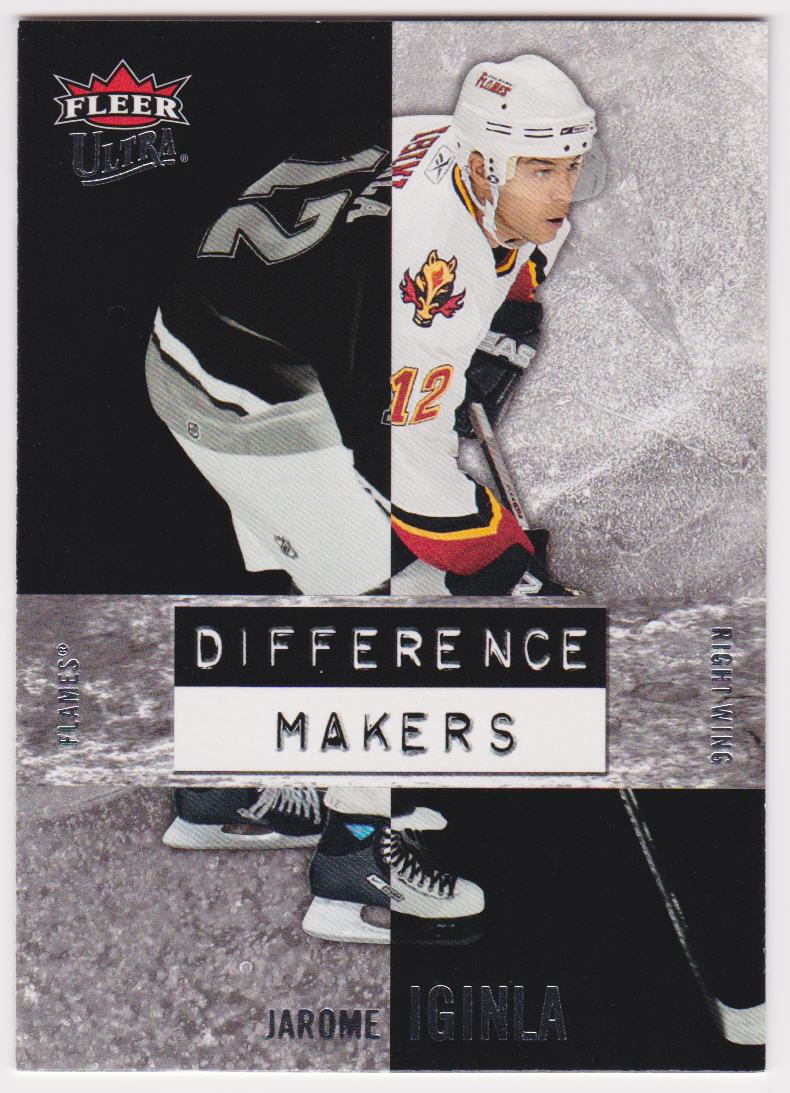 2007-08 Ultra Difference Makers #DM2 Jarome Iginla (image for) 2007-08 Ultra Difference Makers #DM2 Jarome Iginla