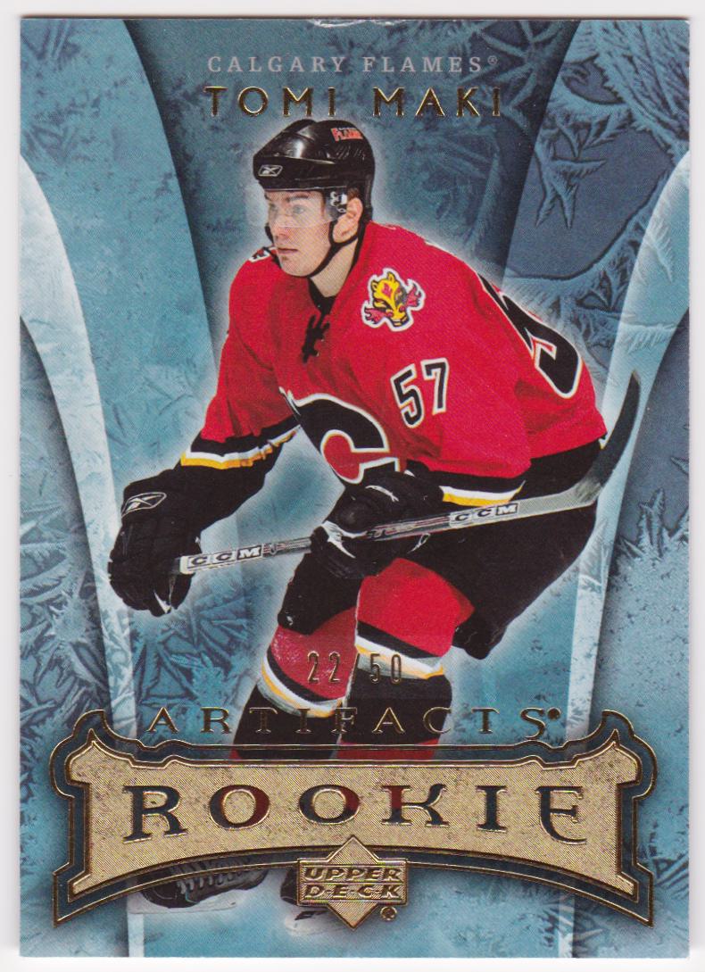 (image for) 2007-08 Artifacts Gold #168 Tomi Maki 22/50