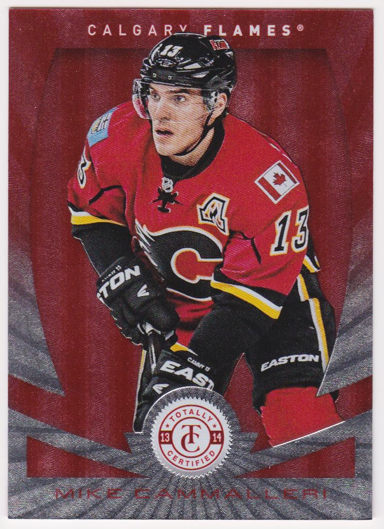 2013-14 Totally Certified Platinum Red #13 Mike Cammalleri (image for) 2013-14 Totally Certified Platinum Red #13 Mike Cammalleri