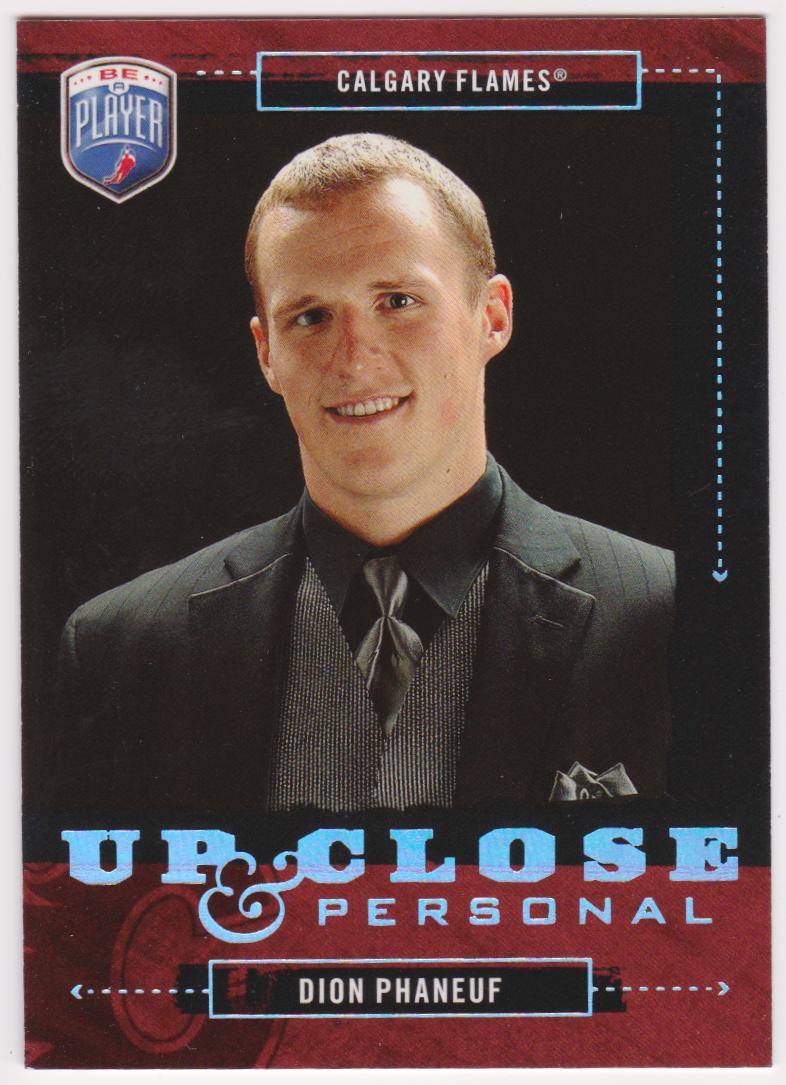 2006-07 Be A Player Up Close and Personal #UC15 Dion Phaneuf 713/999 (image for) 2006-07 Be A Player Up Close and Personal #UC15 Dion Phaneuf 713/999