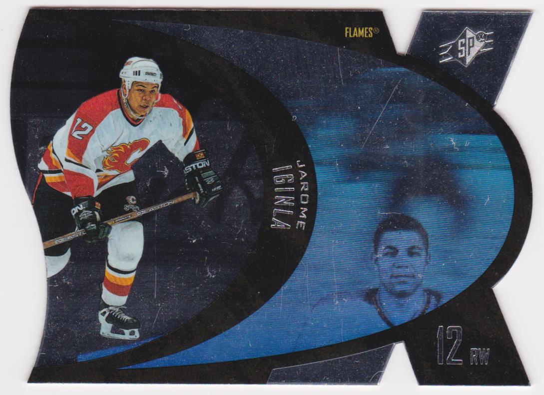1997-98 SPx Steel #7 Jarome Iginla (image for) 1997-98 SPx Steel #7 Jarome Iginla