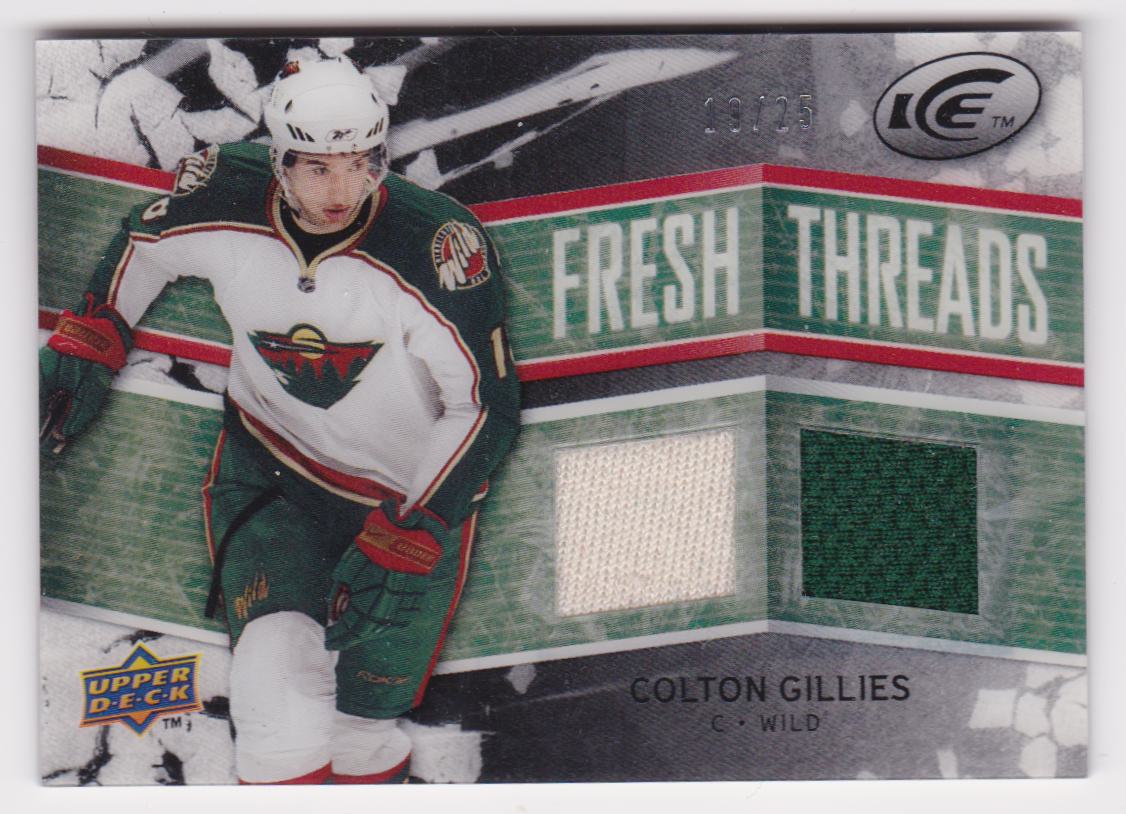 (image for) 2008-09 Upper Deck Ice Fresh Threads Black Parallel #FTCG Colton Gillies 19/25