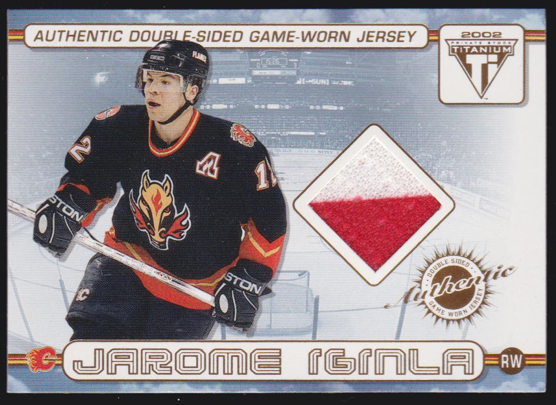 (image for) 2001-02 Titanium Double-Sided Jerseys #7 Jarome Iginla/Marc Savard