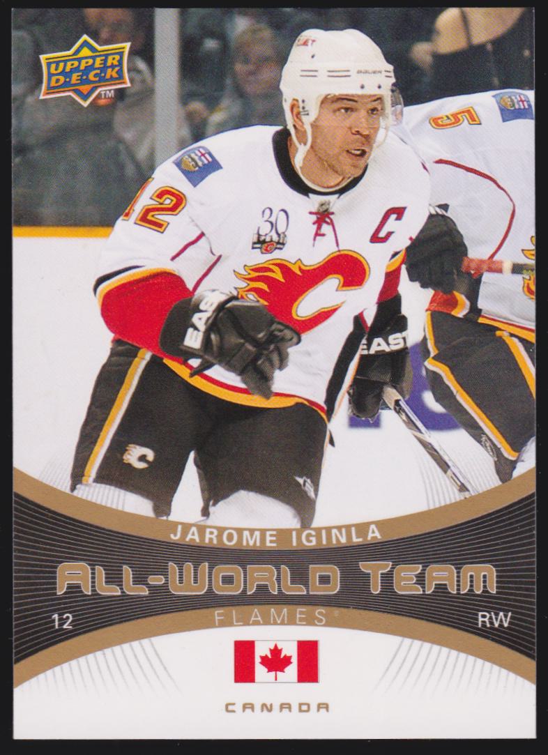 (image for) 2010-11 Upper Deck All World Team #AW9 Jarome Iginla