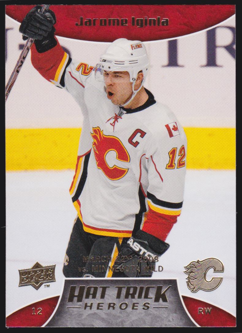 2008-09 Upper Deck Hat Trick Heroes #HT3 Jarome Iginla (image for) 2008-09 Upper Deck Hat Trick Heroes #HT3 Jarome Iginla