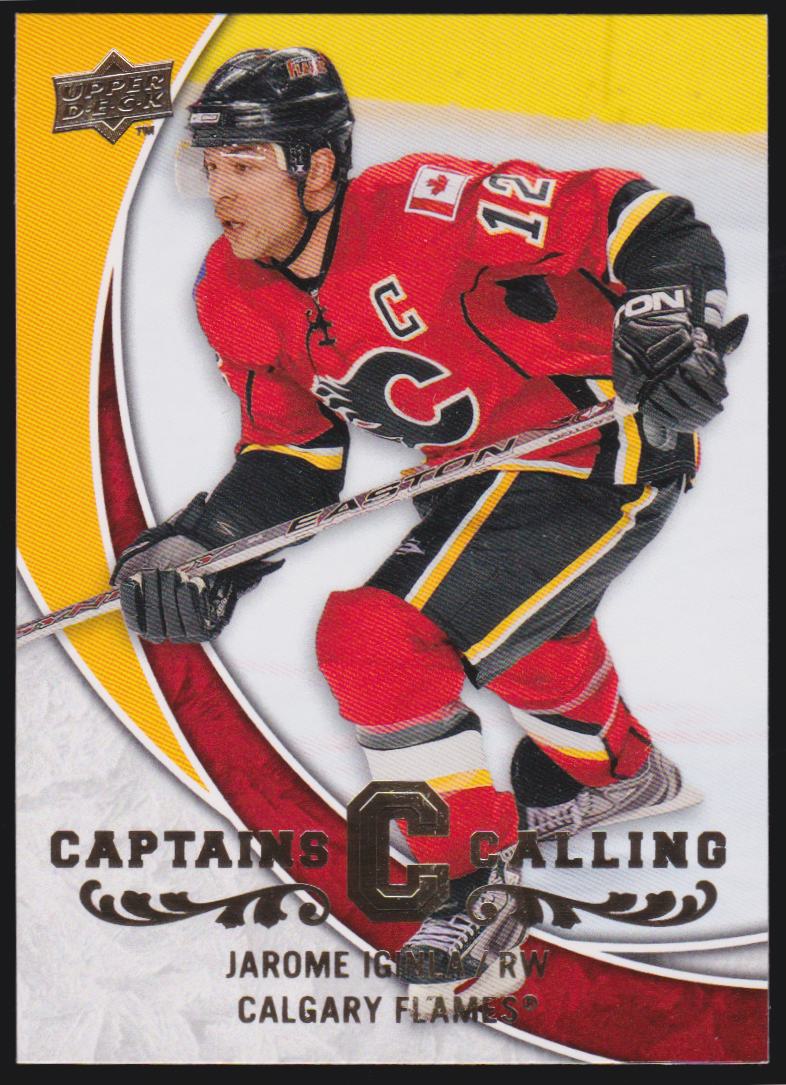 2008-09 Upper Deck Captains Calling #CPT2 Jarome Iginla (image for) 2008-09 Upper Deck Captains Calling #CPT2 Jarome Iginla