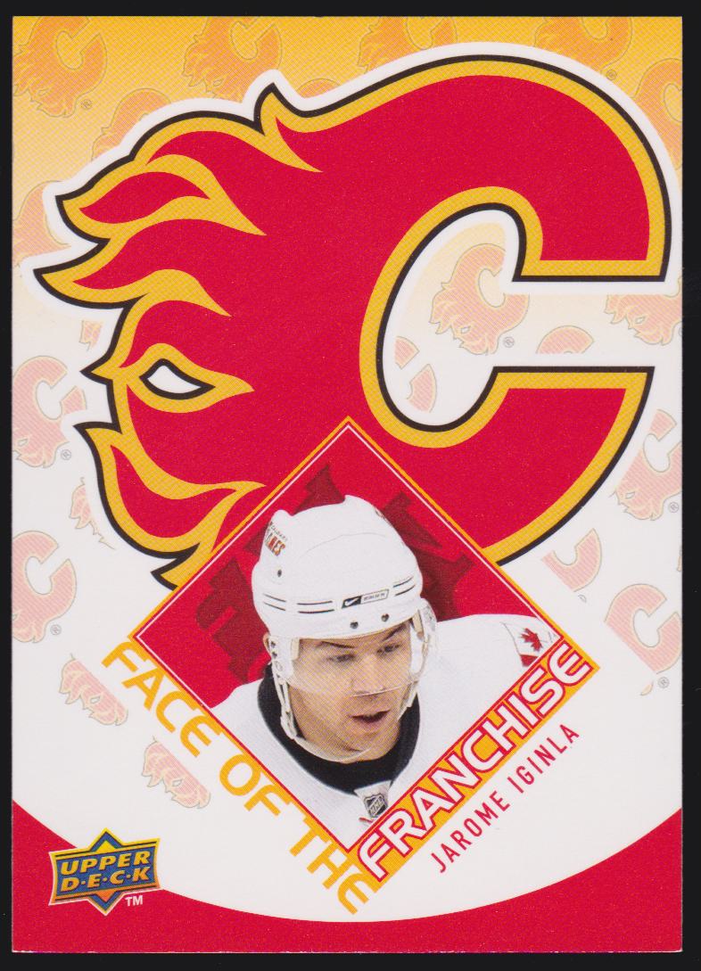 2009-10 Upper Deck Face of the Franchise #FF8 Jarome Iginla (image for) 2009-10 Upper Deck Face of the Franchise #FF8 Jarome Iginla