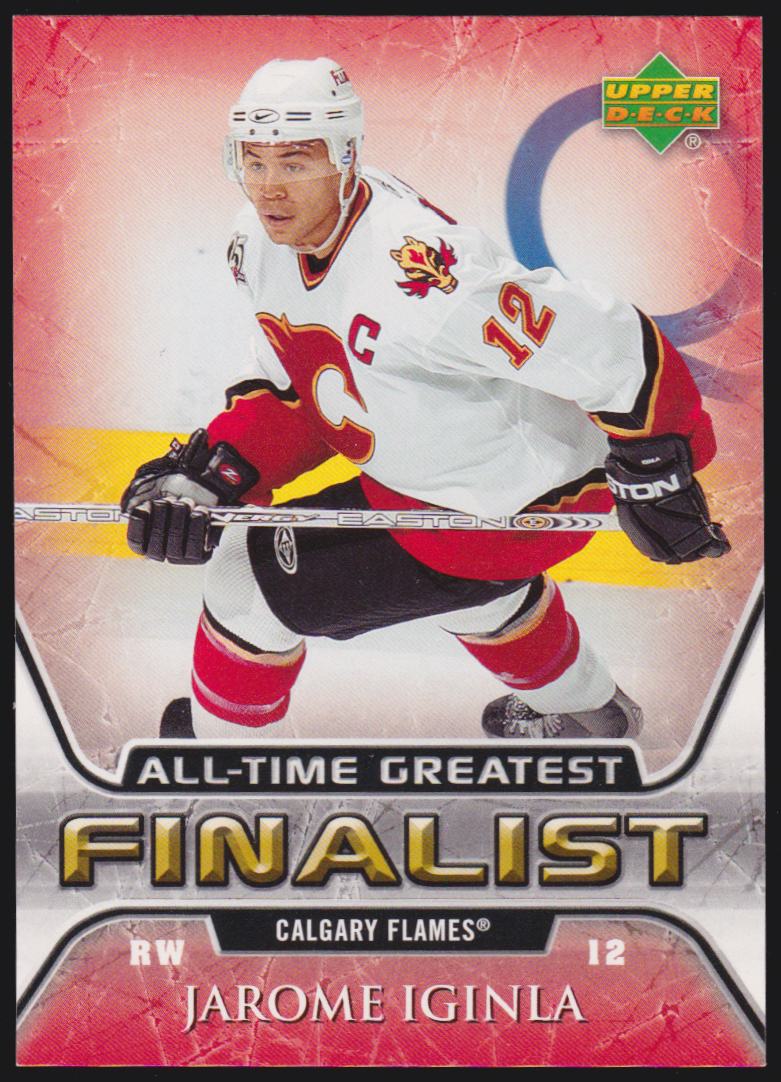 2005-06 Upper Deck All-Time Greatest #9 Jarome Iginla (image for) 2005-06 Upper Deck All-Time Greatest #9 Jarome Iginla