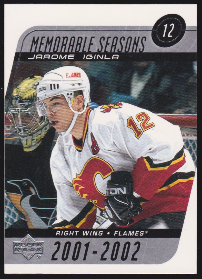 (image for) 2002-03 Upper Deck #183 Jarome Iginla MEMORABLE SEASONS