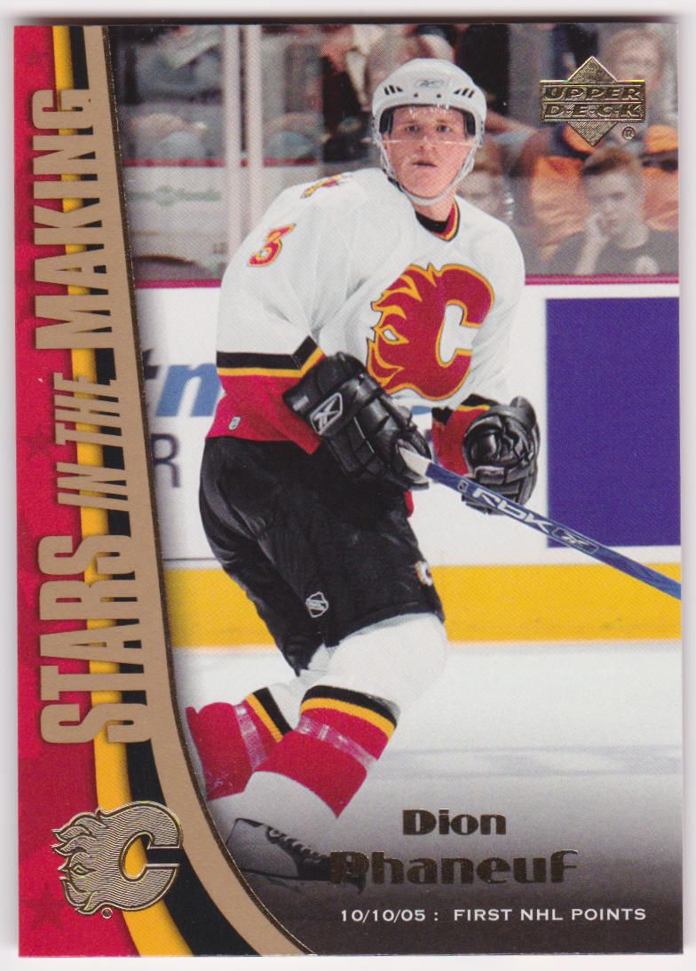 2005-06 Upper Deck Stars in the Making #SM8 Dion Phaneuf (image for) 2005-06 Upper Deck Stars in the Making #SM8 Dion Phaneuf