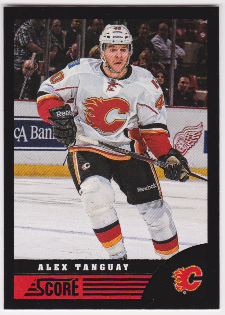 2013-14 Score Black #61 Alex Tanguay (image for) 2013-14 Score Black #61 Alex Tanguay