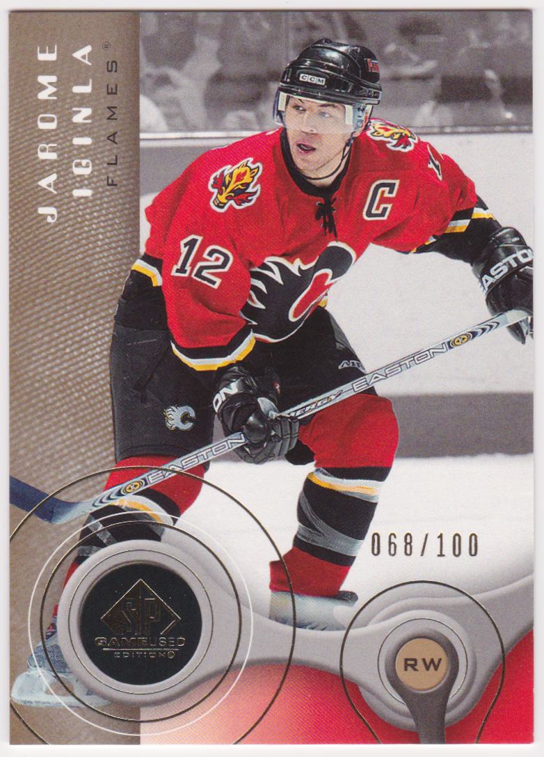 2005-06 SP Game Used Gold #15 Jarome Iginla 068/100 (image for) 2005-06 SP Game Used Gold #15 Jarome Iginla 068/100