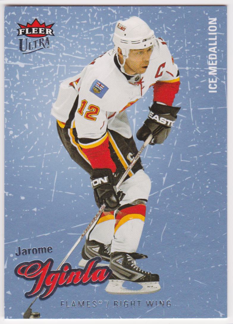 2008-09 Ultra Ice Medallion #110 Jarome Iginla 085/100 (image for) 2008-09 Ultra Ice Medallion #110 Jarome Iginla 085/100