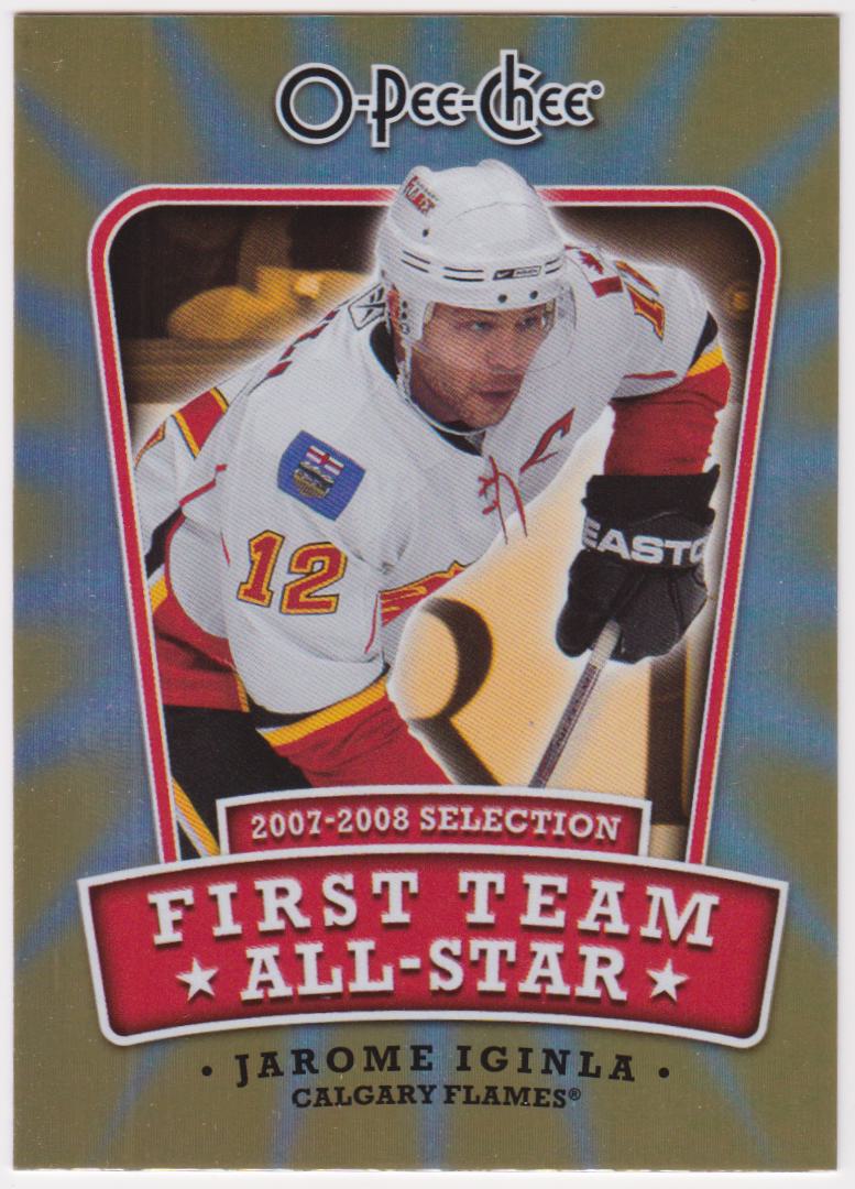 (image for) 2008-09 O-Pee-Chee First Team All-Stars #1STJI Jarome Iginla