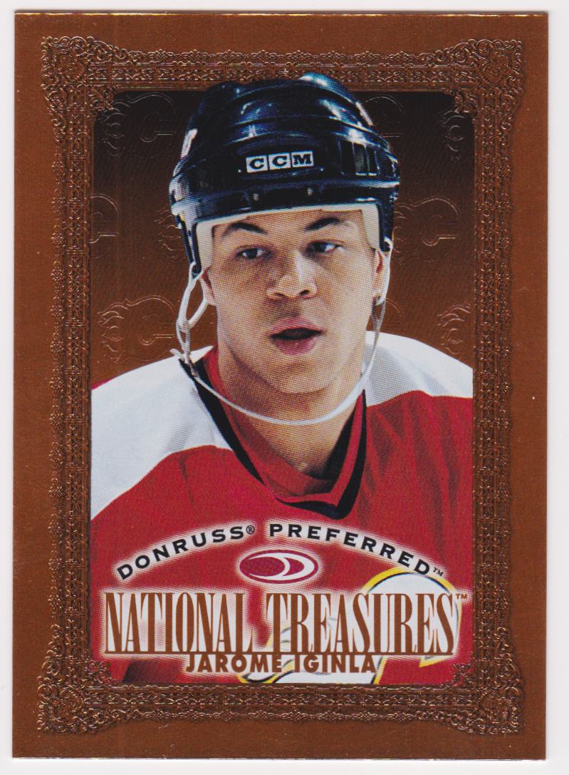 (image for) 1997-98 Donruss Preferred #166 Jarome Iginla - Bronze - National Treasures