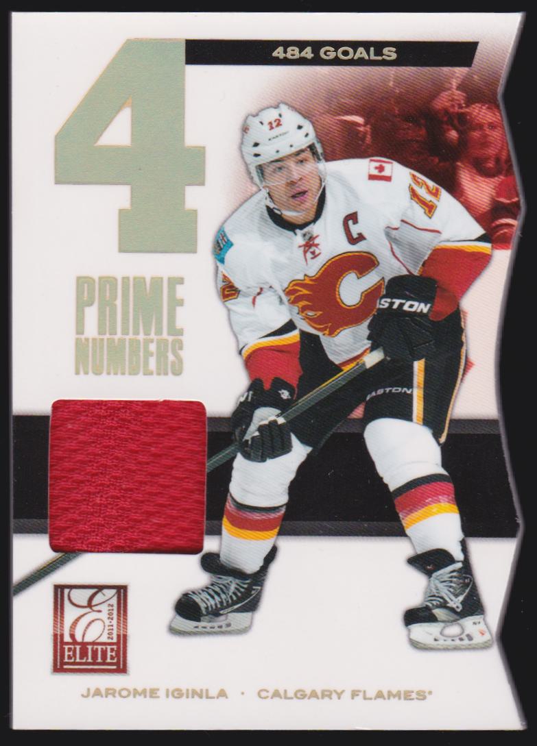 (image for) 2011-12 Elite Prime Number Jerseys #19 Jarome Iginla 016/484
