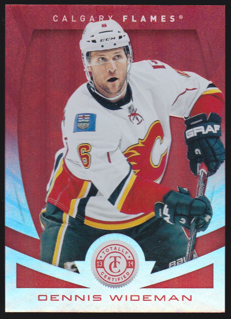 (image for) 2013-14 Totally Certified Mirror Platinum Red #12 Dennis Wideman 15/25
