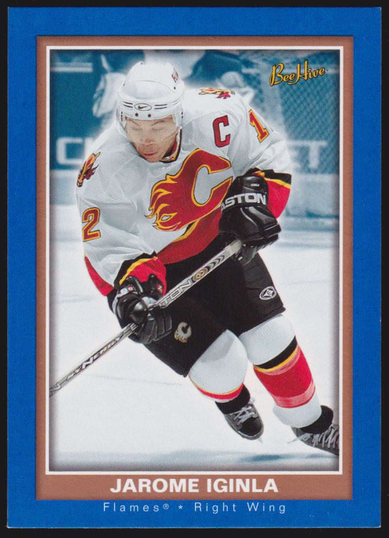 2005-06 Beehive Blue #14 Jarome Iginla (image for) 2005-06 Beehive Blue #14 Jarome Iginla