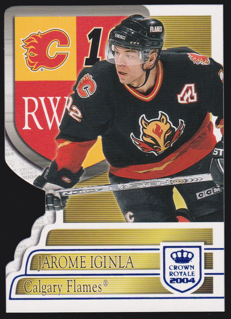 2003-04 Crown Royale Blue #13 Jarome Iginla 161/850 (image for) 2003-04 Crown Royale Blue #13 Jarome Iginla 161/850